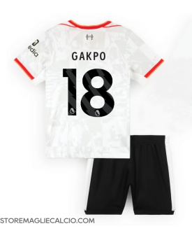 Liverpool Cody Gakpo #18 Maglia Gara Terza Repliche 2024-25 Bambino